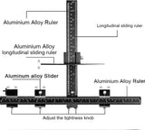 Cabinet Hardware Jig With Automatic Center Punch