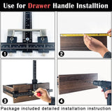 Cabinet Hardware Jig With Automatic Center Punch